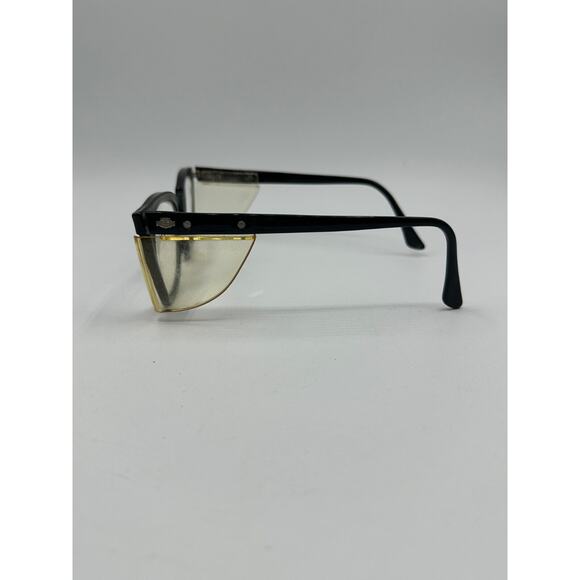 Titmus Z87 Smoke Horn Rim Vtg Safety Glasses Industrial Rockabilly Frames Only - Picture 3 of 16